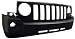 FRONT BUMPER COVER *CAPA* W/FOG LAMP HOLES W/O TOW W/O CHROME