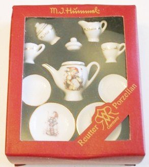 Hummel Collectible Miniature Ultra Mini Dollhouse Tea Set Hummel Collectible Miniature Ultra Mini Dollhouse Tea Set