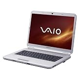 Sony Vaio -NS21Z/S 39,1 cm (15,4 Zoll) WXGA Notebook (Intel Core 2 Duo T8600 2,4GHz, 4GB RAM, 320GB HDD, ATI Mobility Radeon HD 3430, DVD+- DL RW, Vista Home Premium) silbervon "Sony"