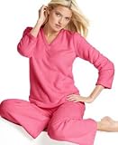 Charter Club Supersoft Two-Piece V-Neck Pajama Set