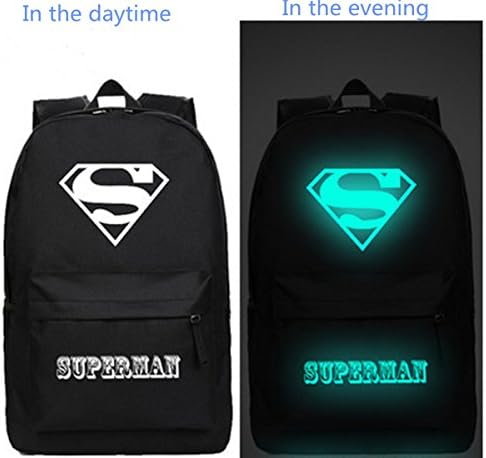 Superman Backpack Glow At Night
