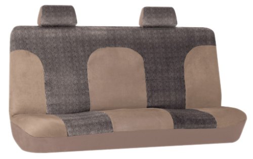 Auto Expressions Alpine Big Truck Split Tan Universal-Fit 60/40 Split Bench Seat Cover