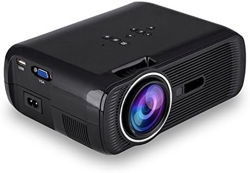 Portable LED Mini Video Projector Uvistar Home Cinema 1000 Lumens with VGA USB SD AV HDMI Support 1080p Resolution 800x480