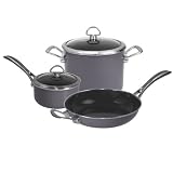 Best sale price for Chantal Copper Fusion 5 Piece Cookware Set, Platinum. Free Shipping.