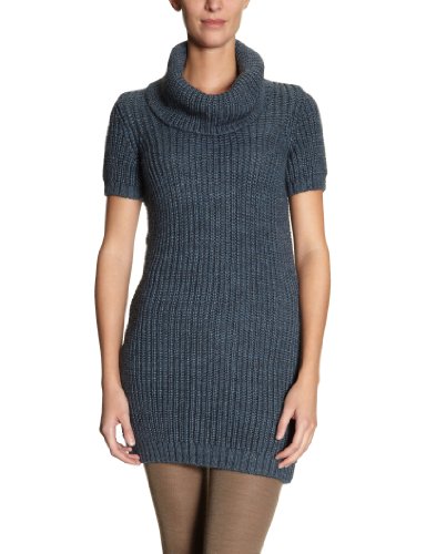 MEXX Damen Kleid (knielang) N1ME3968, Gr. 38, Blau (434) Preisvergleich