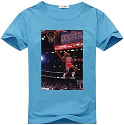 DIYtshirt Michael Jordan T-Shirt, Custom Men's Classic 100% Cotton T-Shirt with Michael Jordan