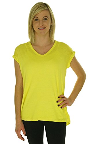 Calvin Klein Women's V-Neck Burnout Tee