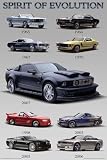 Mustang (Spirit of Evolution) Art Poster Print - 24x36