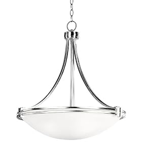 Possini Euro Deco Nickel 24 3/4" Wide Pendant Light