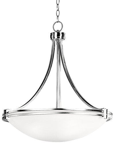 Possini Euro Deco Nickel Pendant Light