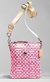 Coach Op Art Leah Swing Pack Messenger Bag 42420 Pink