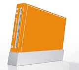 Simply Orange Decorative Protector Skin Decal Sticker for Nintendo Wii Cons ....