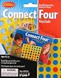 Connect Four Real Mini Game Box, Board, and Pieces Keychain by Basic Fun