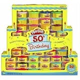 Play-Doh 50th Birthday Rainbow Pack of 50 Different Colors