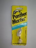 PANTHER MARTIN SPINNER 1/8 OZ WHITE BODY WHITE/GOLD WING WITH RED EYE, RED TREBLE/WHITE HAIR
