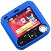 Crystal Hard Rubberized Blue Cover Case for Nokia Twist 7705 Verizon [WCP221]