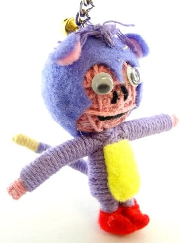 Curious George Voodoo String Doll Key Chain Handmade Monkey Animal
