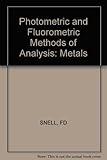 Photometric and fluorometric methods of analysis