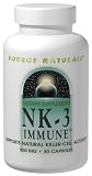 Source Naturals Nk-3 Immune Capsules, With Vitamin C, 250mg, 30-Count Bottle