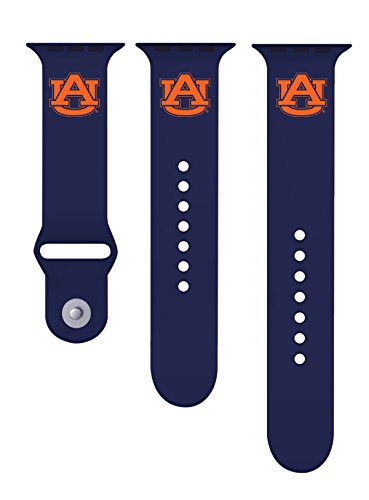 Auburn University Tigers Silicone Sport Band fits on Apple Watch