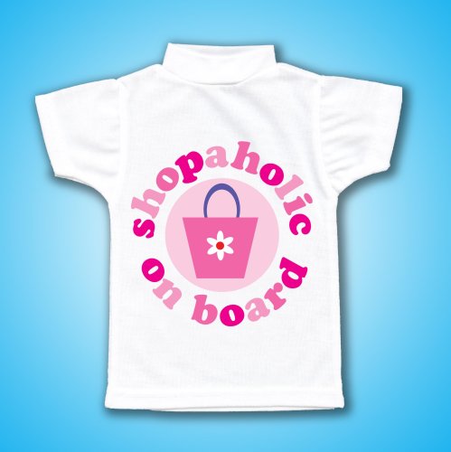 Childrens Toyshop   : Shopaholic on Board Car Sticker