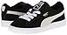 PUMA Suede Junior Sneaker (Little Kid/Big Kid) , Black/White, 1 M US Little Kid