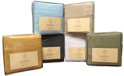 Platinum 2100 Thread Count Series, Luxurious Microfiber, Deep Pocket, 4 PC Collection Sheet Set, Queen - Bronze by Simply Sheets