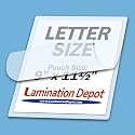 3 Mil Clear Letter Size Thermal Laminating Pouches 9 X 11.5 Qty 100 (UNV84622)