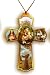 St. Anthony Necklace with Cord, 2 x 1.5" - MADE IN ITALY
