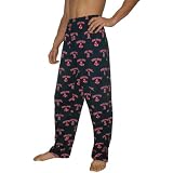 Mens MLB Boston Red Sox Cotton Thermal Sleepwear / Pajama Pants - Blue (Size: 2XL)