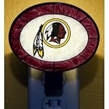 Washington Redskins Memory Company Art Glass Night Light NFL Football Fan Shop Sports Team Merchandise