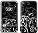 B&W Fleur Design Protective Skin Decal Cover Faceplate for Apple iPhone (2G)