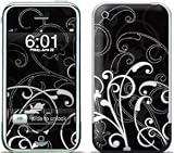 B&W Fleur Design Protective Skin Decal Cover Faceplate for Apple iPhone (2G)