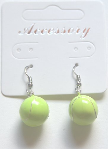 Tennis Ball Earrings (Brand New)