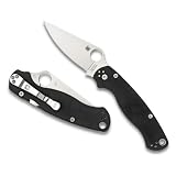 Spyderco ParaMilitary 2, G10 Handle, Clip-Point Plain w/Clip - M (C81GP2)