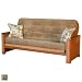 Cascade Full Futon with Platinum Pocket Coil Mattress Size: Full, Fabric Color: Westport