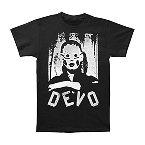 Devo Men's Vintage Poster Slim Fit T-shirt Black