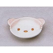美濃焼　ベビー食器 箸置き 小皿　ねこ