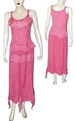 Skirt Sets in Rayon Embroidery Womens Casual Sundresses Size S (skts048)