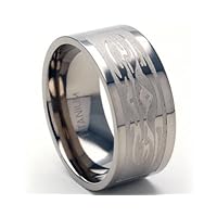 New Designer Titanium Ring, Men's XXX Bands, Custom Biker Jewelry, 100% Satisfaction