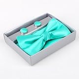 Green plain Silk Pre-tied Bowtie, Cufflinks,Handkerchiefs Gift Box Set Aqua gift items BT2002 Green plain Silk Pre-tied Bowtie, Cufflinks,Handkerchiefs Gift Box Set Aqua gift items BT2002