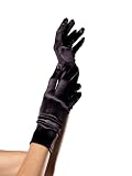 2B Satin Wrist Length Gloves, Black, One Size