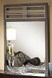 Tiburon Wood & Metal Mirror 43.25hx33.75w Espresso