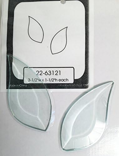 Clear Bevel Cluster, Garden Leaves, Petals, 3 1/2"w x 1 1/2"h for Lead or Copper Foil