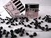2000 Black Diamond Table Confetti Wedding Bridal Shower Party Decorations 1 Carat/ 6.5mm Black