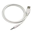 Premium White USB Data / Charging Adapter Adaptor for Apple 2nd Generation Shuffle