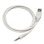 Premium White USB Data / Charging Adapter Adaptor for Apple 2nd Generation Shuffle