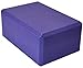 YogaAccessories 4'' Foam Yoga Block - Purple