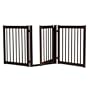 Freestanding Walk Through Gate 3 Panel Mahogany