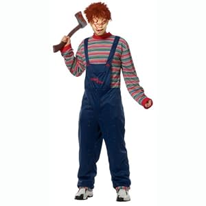 chucky halloween costume Chucky Costume (Men's Adult Regular Size)